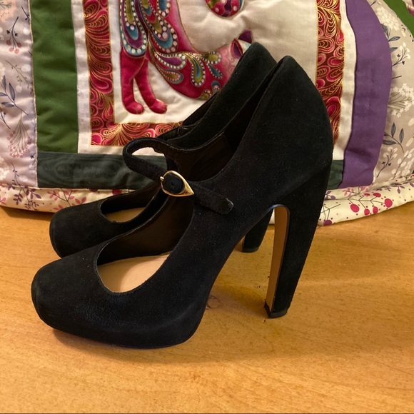 DV by Dolce Vita Shoes - Dolce Vita DV Black Suede Pumps Shoes 7 Worn Once